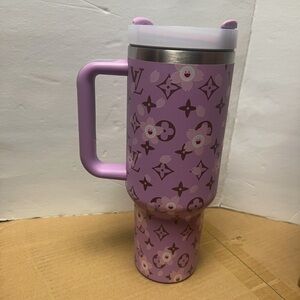 Louis Vuitton 40 oz Lavender Floral Stanley tumbler